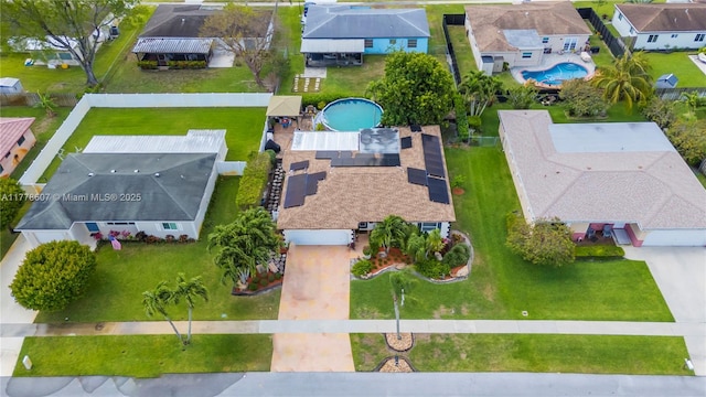 22483 Labrador St, Boca Raton, FL 33428 - aerial perspective of suburban area featuring a pool