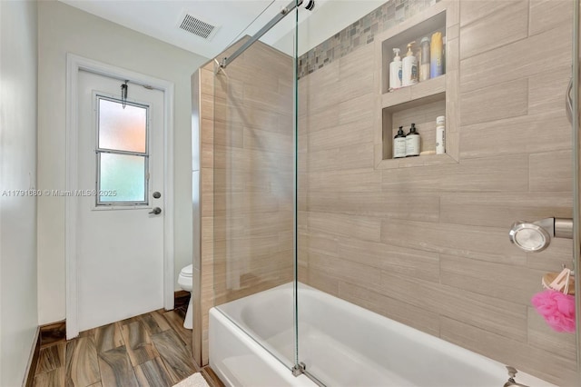 5133 N Springs Way, Coral Springs, FL 33076 - bathroom with toilet, shower / tub combination, and visible vents