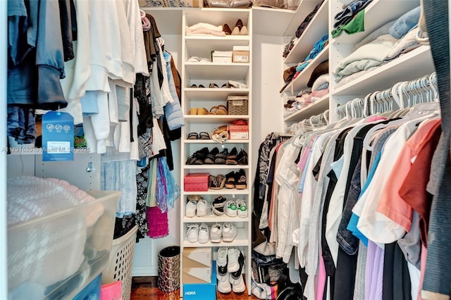 5133 N Springs Way, Coral Springs, FL 33076 - walk in closet with wood finished floors