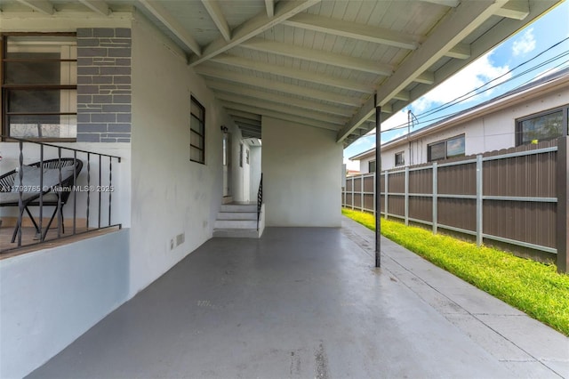 3500 SW 87th Pl, Miami, FL 33165 - view of patio / terrace featuring fence