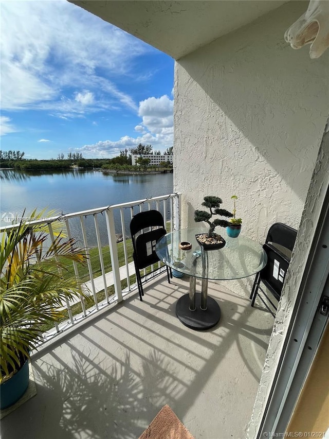8240 SW 210th St Unit 214, Cutler Bay, FL 33189 - balcony with a water view