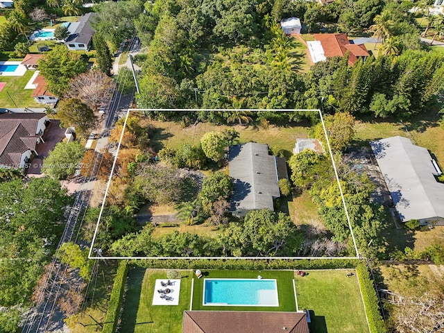 drone / aerial view