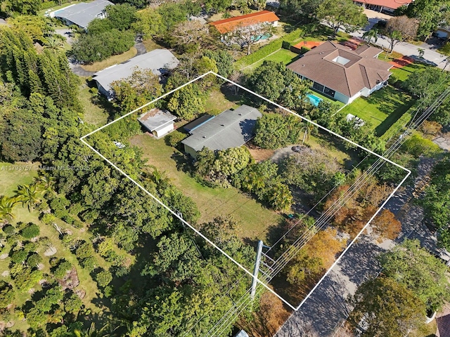 drone / aerial view