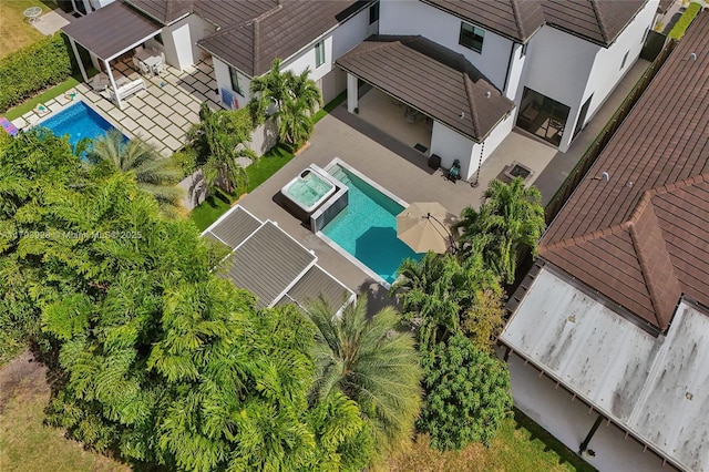 bird's eye view
