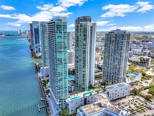 650 NE 32nd St Unit 1004, Miami, FL 33137 - exterior space featuring a water view