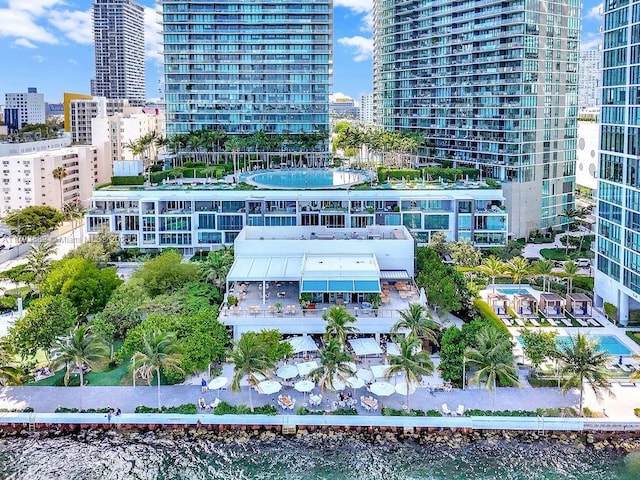 650 NE 32nd St Unit 1004, Miami, FL 33137 - birds eye view of property with a city view