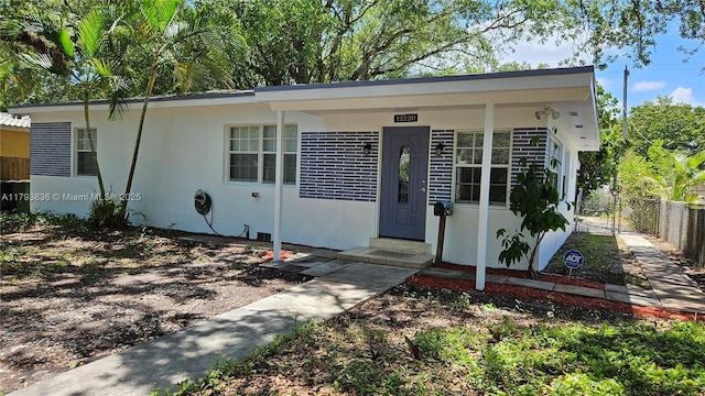 12120 NE 11th Pl, North Miami, FL 33161 - view of front of property with fence