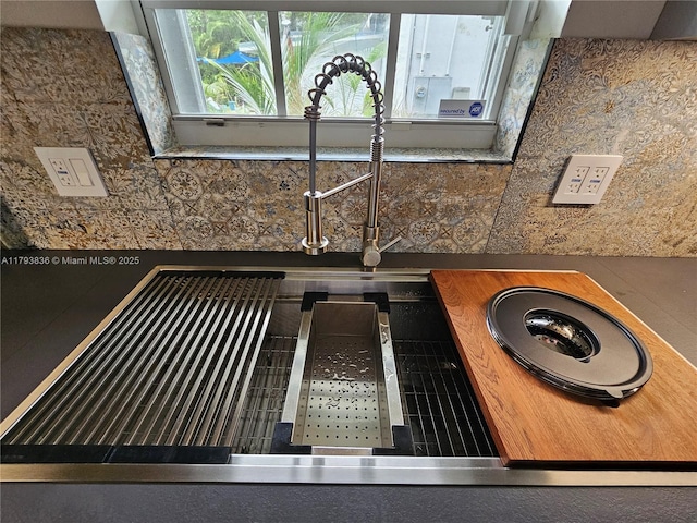 interior details featuring a sink