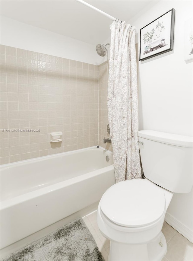 1100 N Hiatus Rd Unit 1100, Pembroke Pines, FL 33026 - full bathroom with toilet, tile patterned flooring, and shower / tub combo
