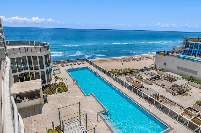 16001 Collins Ave Unit 707, Sunny Isles Beach, FL 33160 - community pool with a water view