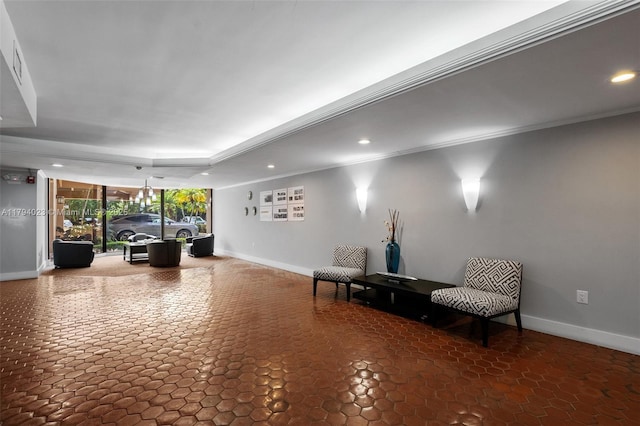 community lobby with visible vents