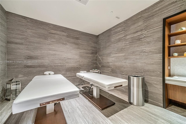45 SW 9th St Unit 1204, Miami, FL 33130 - misc room with tile walls and visible vents