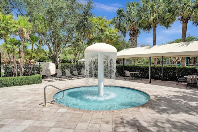 7643 Corkwood Ave, Boynton Beach, FL 33437 - view of swimming pool featuring a swimming pool and a patio area