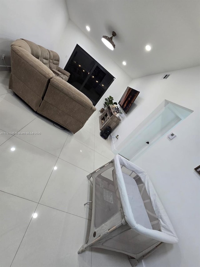 11015 SW 158th Ter, Miami, FL 33157 - interior space featuring tile patterned flooring, recessed lighting, and visible vents