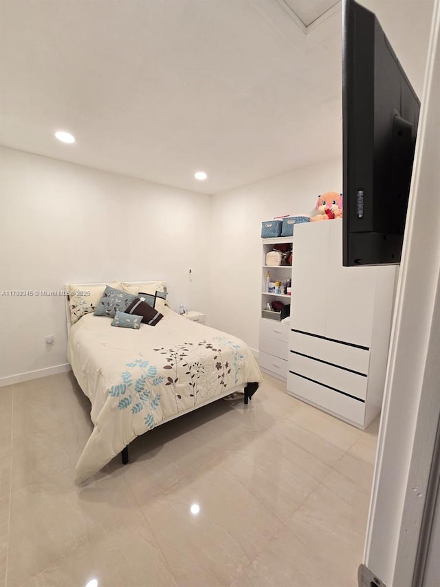 11015 SW 158th Ter, Miami, FL 33157 - bedroom featuring baseboards and recessed lighting