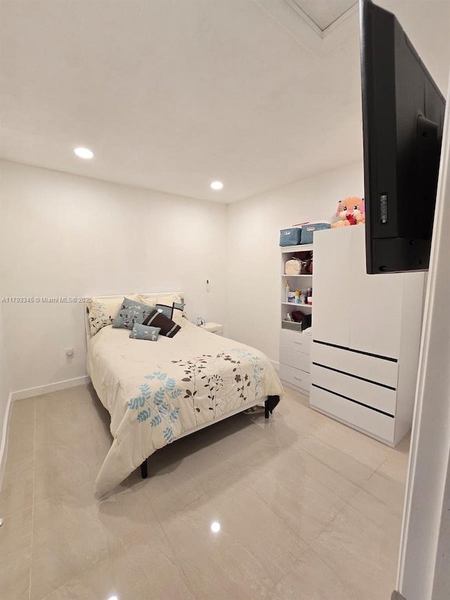 11015 SW 158th Ter, Miami, FL 33157 - bedroom featuring baseboards and recessed lighting