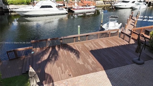 999 N Harbor Vw N, Hollywood, FL 33019 - view of dock featuring a water view