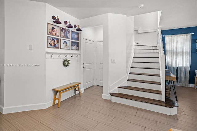 4859 NW 55th Pl, Tamarac, FL 33319 - stairs featuring baseboards