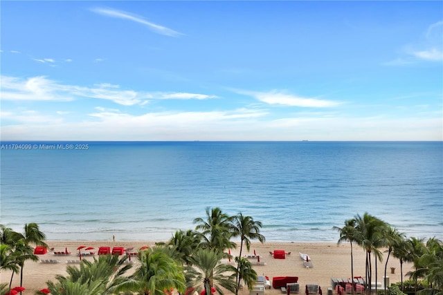 17875 Collins Ave Unit 905, Sunny Isles Beach, FL 33160 - view of water feature featuring a view of the beach