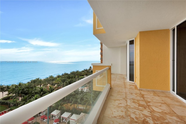17875 Collins Ave Unit 905, Sunny Isles Beach, FL 33160 - balcony with a water view