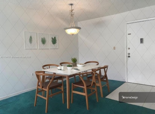 view of dining area