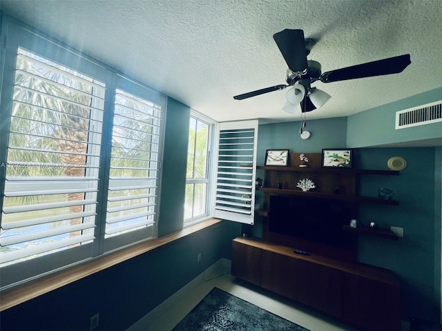 450 N Federal Hwy Unit 102, Boynton Beach, FL 33435 - office space with a textured ceiling and a ceiling fan