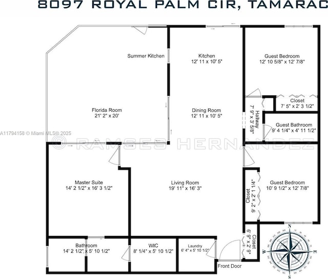 8097 Royal Palm Cir, Tamarac, FL 33321 - floor plan
