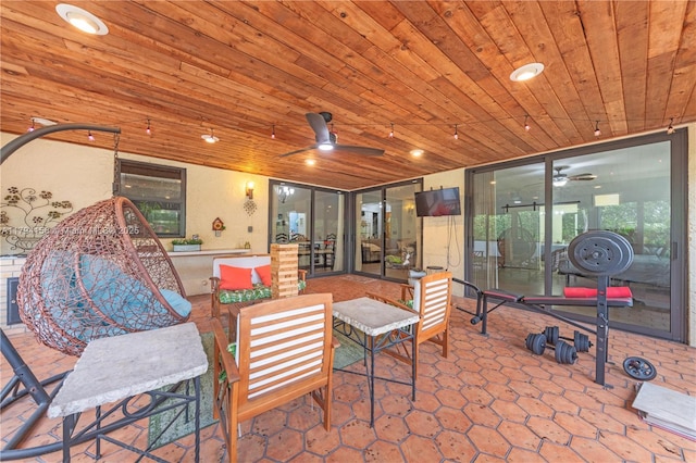 8097 Royal Palm Cir, Tamarac, FL 33321 - view of patio / terrace with outdoor dining space