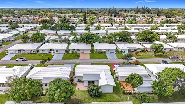 drone / aerial view featuring a residential view