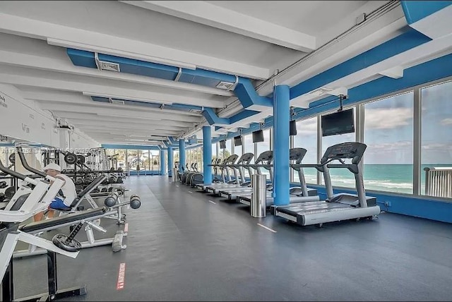 5401 Collins Ave Unit 411, Miami Beach, FL 33140 - view of exercise room