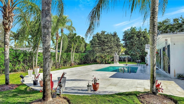 8195 SW 151st St, Palmetto Bay, FL 33158 - outdoor pool with a patio area