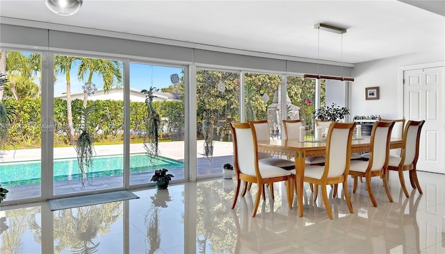 8195 SW 151st St, Palmetto Bay, FL 33158 - dining area with light tile patterned flooring