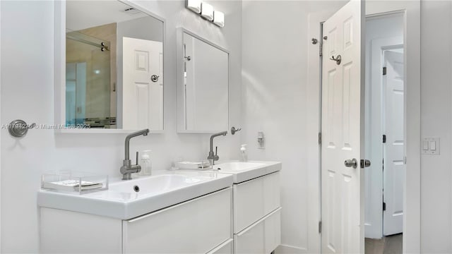 8195 SW 151st St, Palmetto Bay, FL 33158 - full bathroom with vanity and a shower with shower door