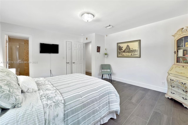 8195 SW 151st St, Palmetto Bay, FL 33158 - bedroom featuring baseboards, wood finish floors, and visible vents