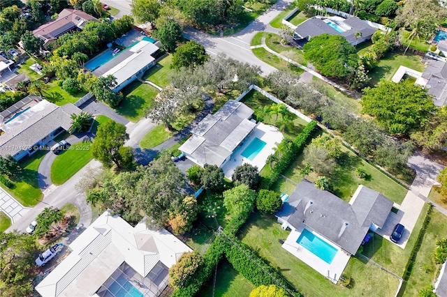 8195 SW 151st St, Palmetto Bay, FL 33158 - birds eye view of property with a residential view