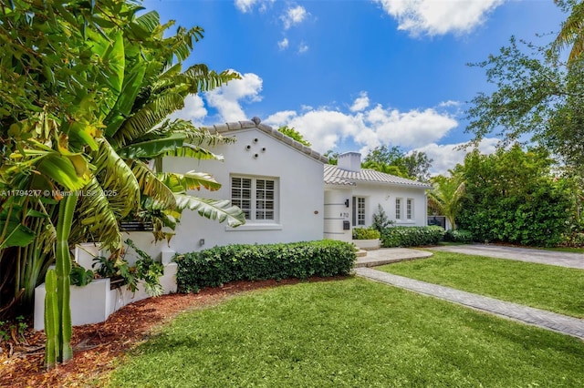 712 NE 72nd St, Miami, FL 33138 - living room with arched walkways, a fireplace with flush hearth, and wood ceiling