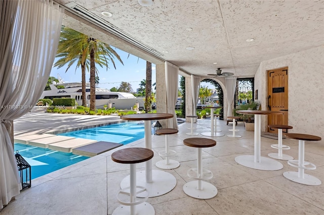 600 Isle Of Palms Dr, Fort Lauderdale, FL 33301 - view of swimming pool featuring a patio, fence, and a fenced in pool