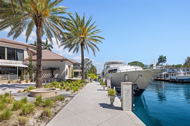 600 Isle Of Palms Dr, Fort Lauderdale, FL 33301 - view of dock featuring a water view