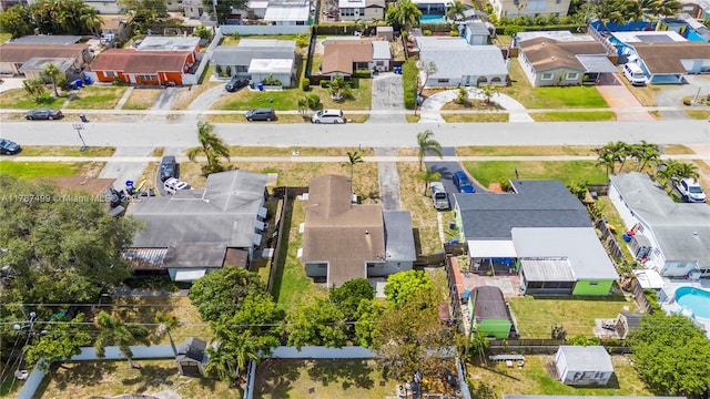 6501 Scott St, Hollywood, FL 33024 - drone / aerial view featuring a residential view