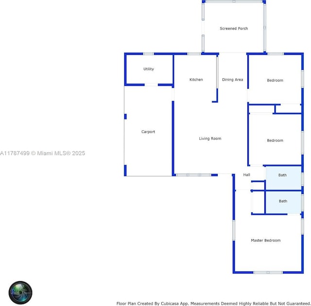 6501 Scott St, Hollywood, FL 33024 - floor plan