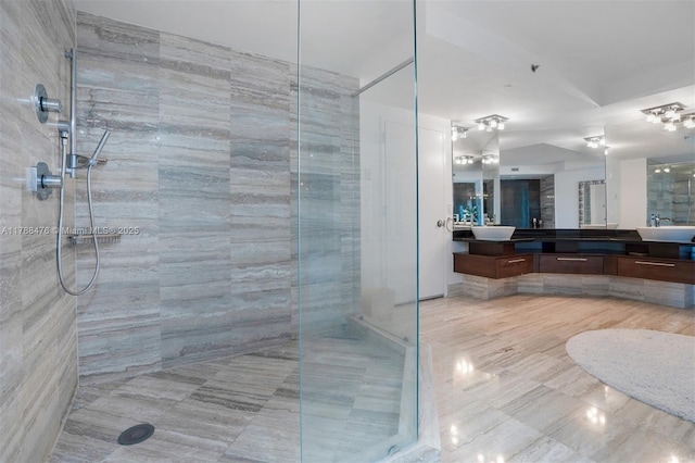 101 S Fort Lauderdale Beach Blvd Unit 308, Fort Lauderdale, FL 33316 - full bath featuring tiled shower and vanity