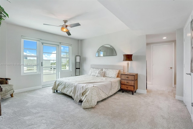 101 S Fort Lauderdale Beach Blvd Unit 308, Fort Lauderdale, FL 33316 - carpeted bedroom with baseboards and a ceiling fan