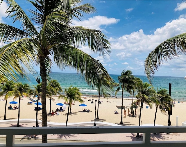 101 S Fort Lauderdale Beach Blvd Unit 308, Fort Lauderdale, FL 33316 - water view featuring nearby beach
