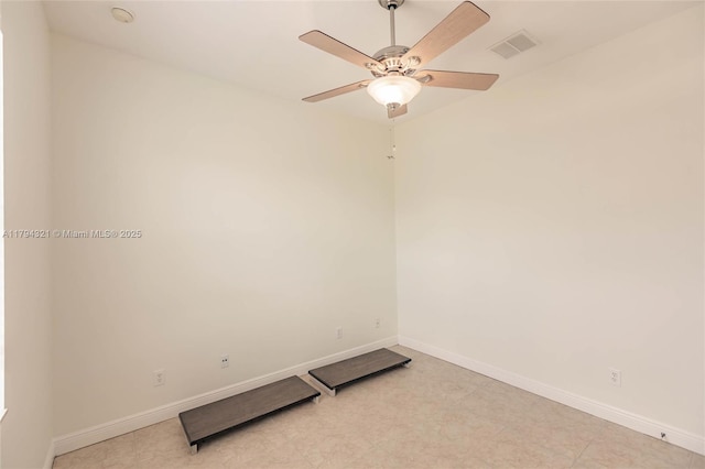 2041 SW Imperial St, Port St Lucie, FL 34987 - unfurnished room with baseboards and a ceiling fan