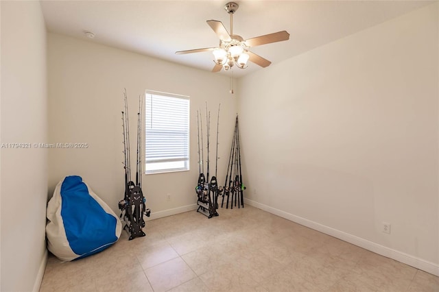 2041 SW Imperial St, Port St Lucie, FL 34987 - playroom featuring ceiling fan and baseboards