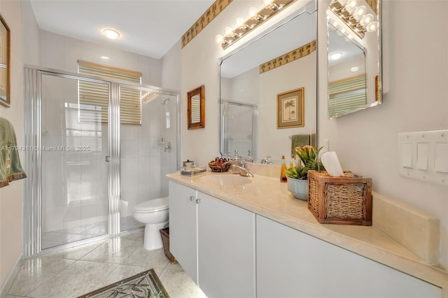 4123 W Lake Estates Dr, Davie, FL 33328 - bathroom featuring a stall shower and vanity
