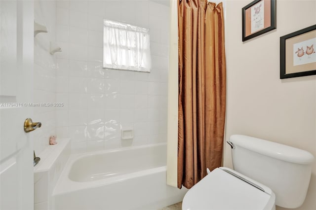 4123 W Lake Estates Dr, Davie, FL 33328 - full bath with toilet and shower / bath combination with curtain