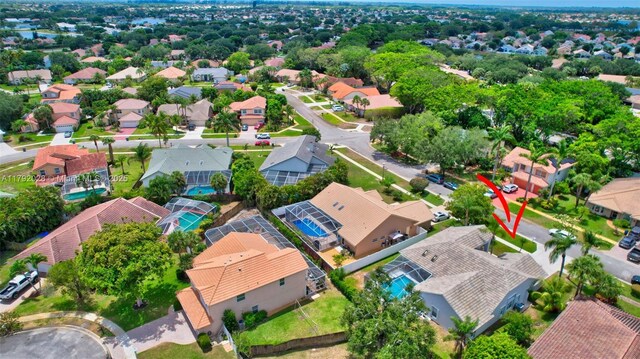7649 Briar Cliff Cir, Lake Worth, FL 33467 - aerial view of residential area