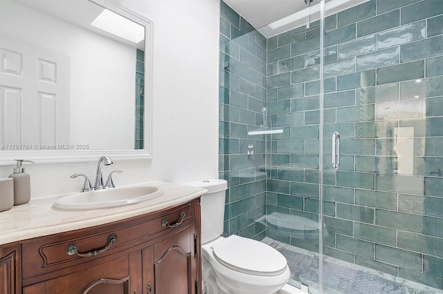 6340 NW 198th Ter, Hialeah, FL 33015 - full bathroom featuring vanity, a stall shower, and toilet