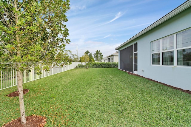 9657 Mosler Trl, Lake Worth, FL 33467 - view of yard featuring a sunroom